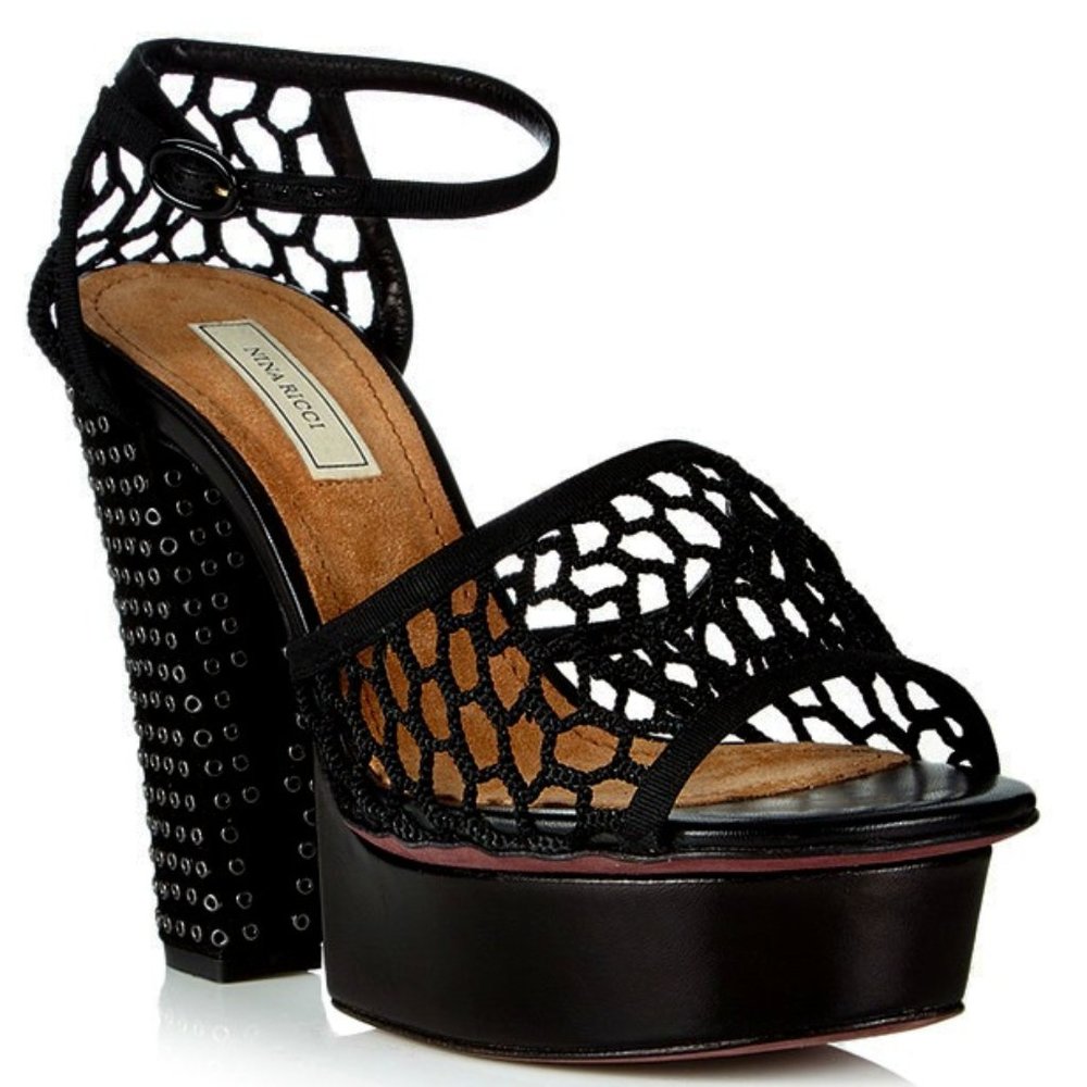 Nina Ricci‎ runway platform sandals